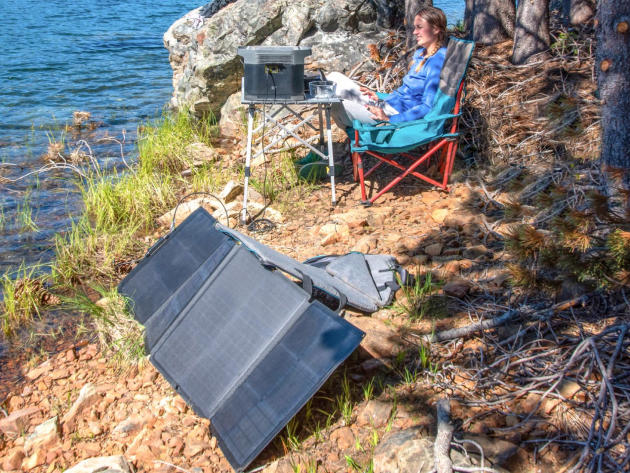 EcoFlow DELTA + 110W Solar Panel