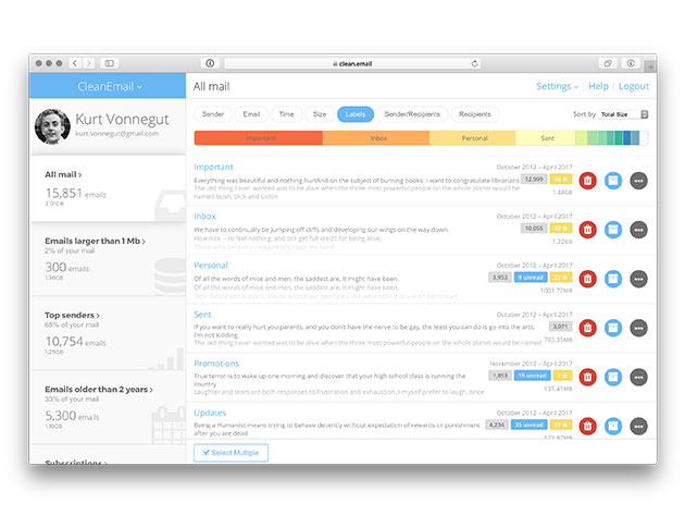 CleanEmail: 1-Yr Subscription