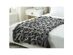 Lmos Stitched Faux Fur Throw Blush (Grey)