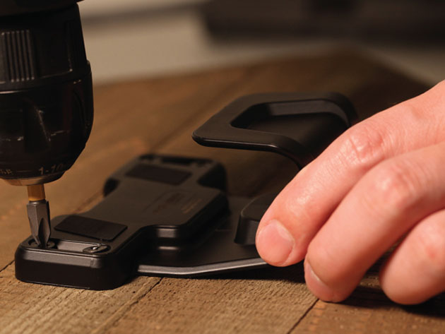 Magnetic Gun Mount with Safety Trigger Guard Protection (Gray/2-Pack)
