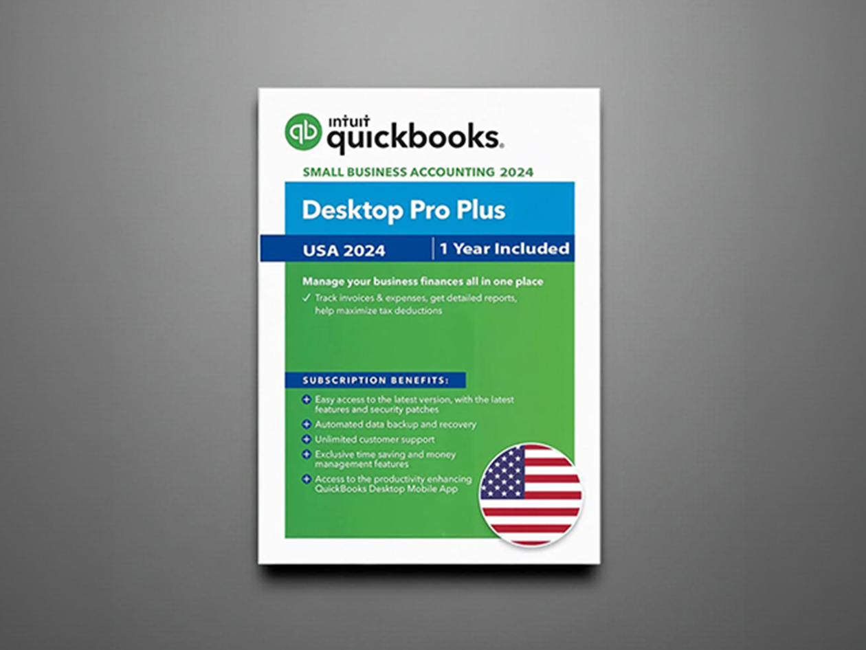 Intuit QuickBooks Desktop 2024: 1-Year Subscriptions
