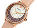 Bertha Dolly Leather-Band Watch (Light Pink)