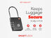 SmartLock: TSA-Approved Travel Lock with Apple Find My App Integration (4-Pack)