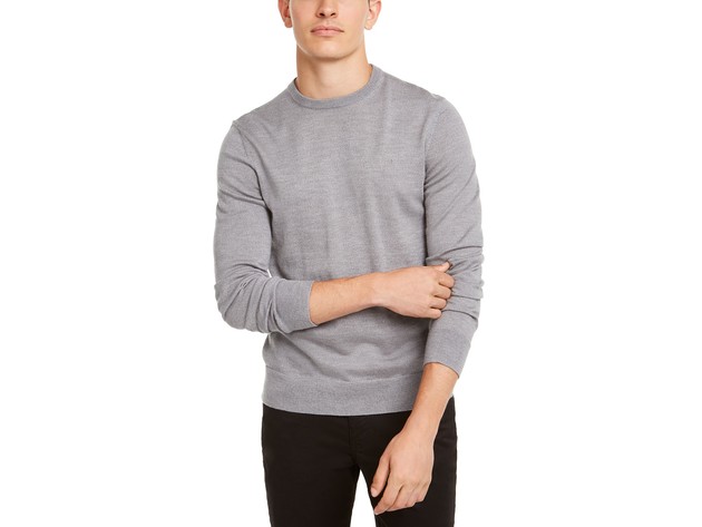 Calvin klein men's crew neck sweater on sale