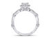 1.29 Carat (ctw G-H, I1-I2) Cushion-Cut Diamond Engagement Ring in 14K White Gold - 6