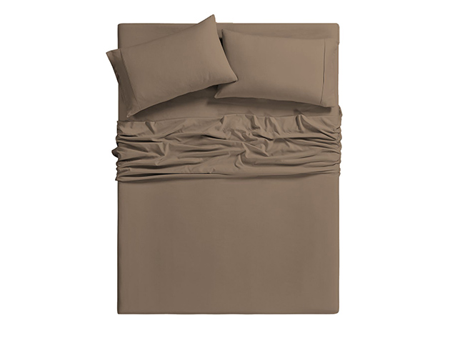 6-Piece Bamboo-Blend Comfort Luxury Sheet Set (Chocolate/King)