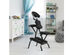 Costway Portable PU Leather Pad Travel Massage Tattoo Spa Chair w/ Carrying Bag - Black