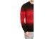 Alfani Men's Ombre Rib Crewneck Sweater Red Size Large