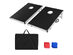 Costway Foldable Bean Bag Toss Cornhole Game Set Tailgate Regulation w/ Carrying Bag - Black