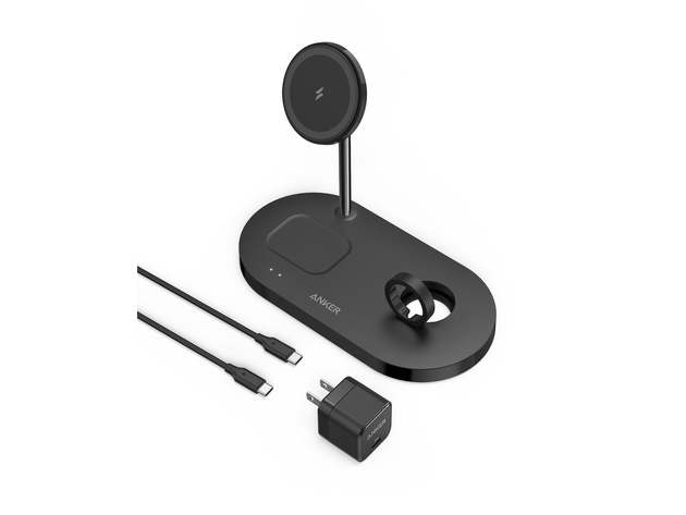 Anker 533 Magnetic Wireless Charger (3-in-1 Stand)