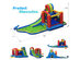 Costway Inflatable Kid Bounce House Slide Climbing Splash Pool Jumping Castle - As Picture Shows
