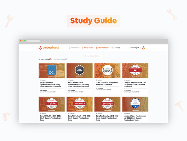 The CompTIA & IT Exam Study Guides Training: Lifetime Subscription