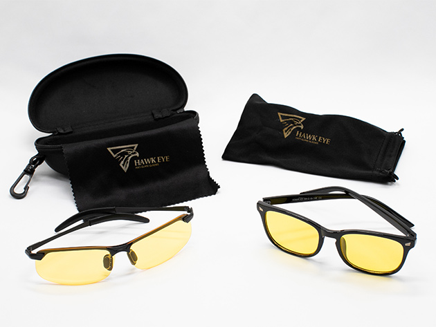 Hawk Eye Anti-Glare Glasses (Modern/3-Pack)
