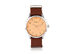 Simplify 5600 Series Leather Band Watch (Light Brown/Silver)