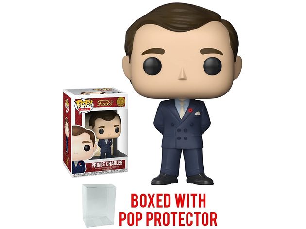 Funko Pop! Royals: The Royal Family - Prince Charles Vinyl Figure (Bundled with Pop Box Protector Case)