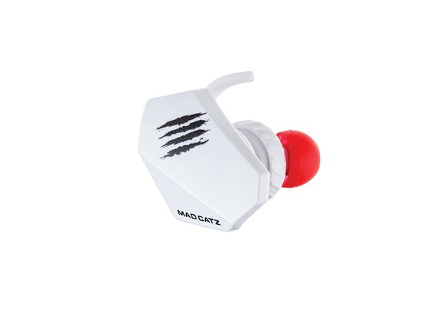 Mad Catz ES PRO+ Gaming Earbuds with Detachable Microphone (White)