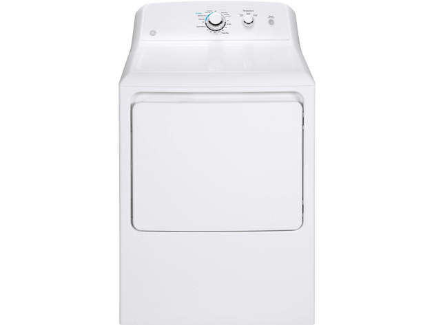 GE GTX33EASKWW 6.2 Cu. Ft. White Electric Dryer