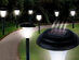Cordless Solar Outdoor Accent Lights: Set of 8