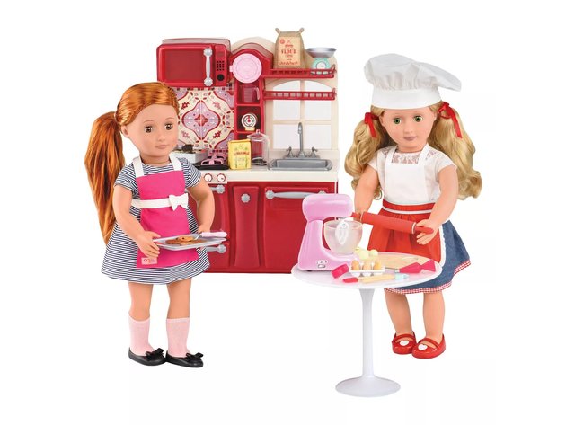 Our Generation Home Accessory 37 Piece Master Baker Baking Accessory Set for 18 Inch Dolls