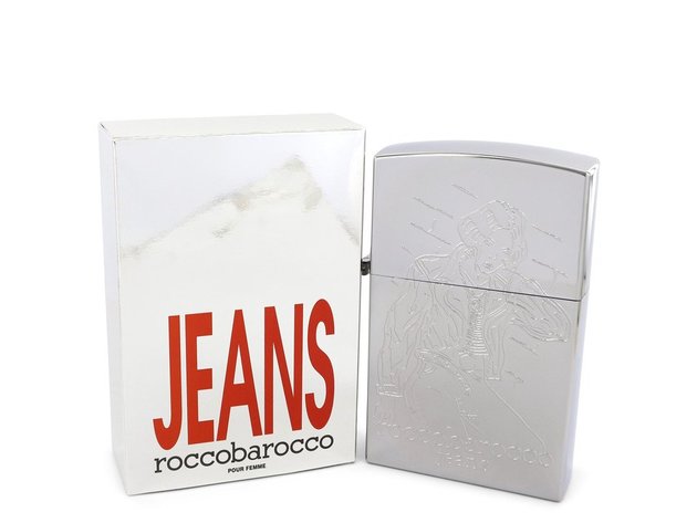 ROCCOBAROCCO Silver Jeans by Roccobarocco Eau De Toilette Spray (new packaging) 2.5 oz
