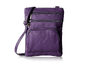 Ultra-Soft Leather Crossbody Bag - Purple