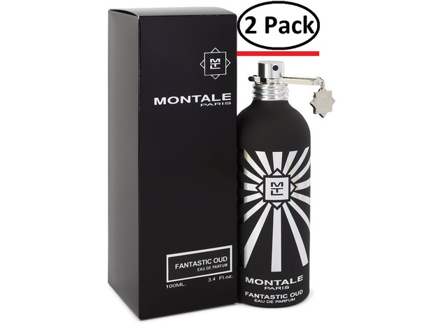 Montale Fantastic Oud by Montale Eau De Parfum Spray (Unisex) 3.4 oz for Women (Package of 2)