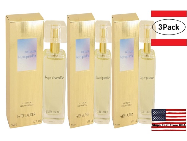 3 Pack Beyond Paradise by Estee Lauder Eau De Parfum Spray 1.7 oz for Women