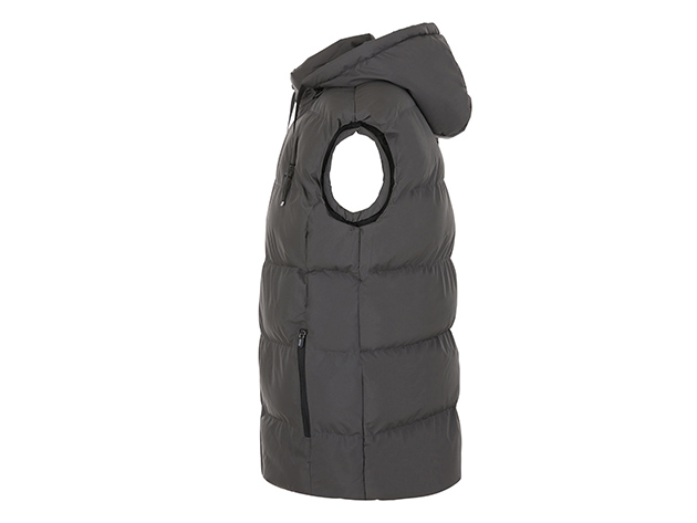 Helios Paffuto Heated Unisex Vest with Power Bank (Gray/Small)