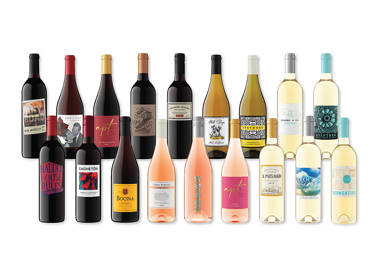 Swirl Wine Shop - 18 Bottles of Red, White or Mixed Wines for just $70 (Shipping Not Included)