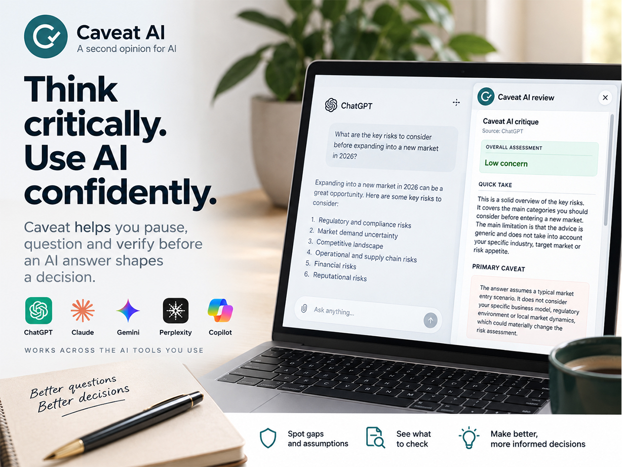 Caveat AI Standard Plan: Lifetime Subscription