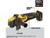 DEWALT 20V MAX Angle Grinder, Paddle Switch, 4-1/2-Inch to 5-Inch, Tool Only (Refurbished)