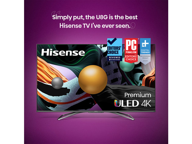 Hisense 55U8G 55 inch U8G 4K ULED Android Smart TV