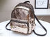 Sequin Mini Backpack (Silver)