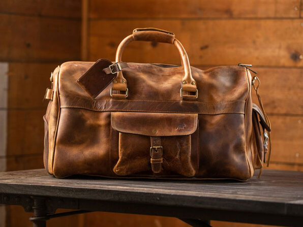 kodiak leather duffle