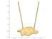 14k Gold Plated Silver U of Arkansas Large Pendant Necklace