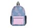 Ivory Ella 17" Lovely Paisley Backpack with Adjustable Padded Shoulder Straps and Top Carrying Handle, Slate Blue/Magenta