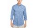 Club Room Men's Micro-Check Shirt  Blue Size Large