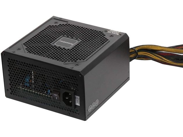 PowerSpec 500 Watt 80+ ATX Non-Modular White Certified Fixed Cable Power Supply (Used, Open Retail Box)