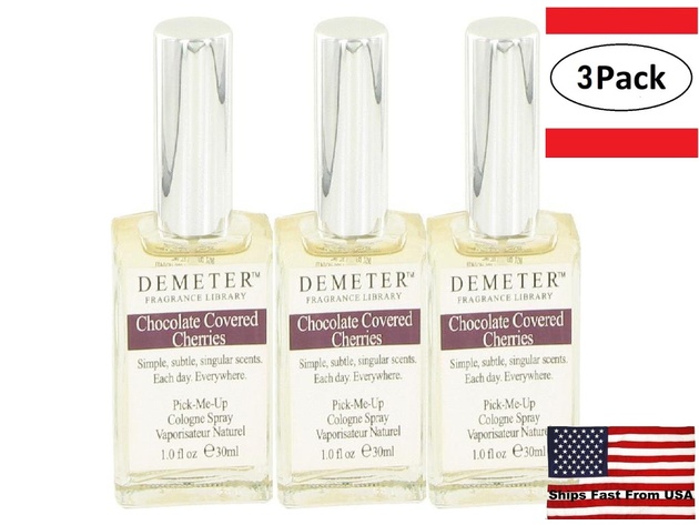 3 Pack Demeter Chocolate Covered Cherries by Demeter Cologne Spray 1 oz for Women