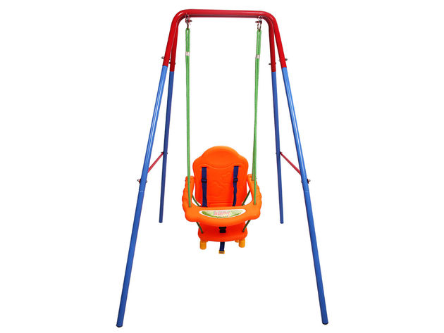 Costway Kids Toddler Children Swing Seat Chair Outdoor For Backyard Playground w/Rope