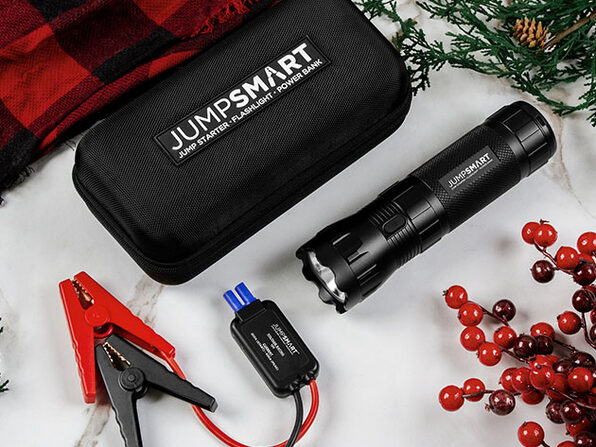 JumpSmart 37,000mWh Portable Vehicle Jump Starter Kit