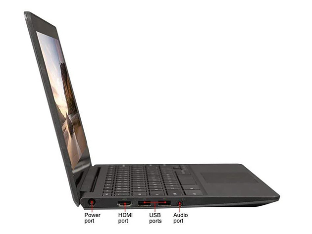 Dell 11.6" Chromebook Intel Celeron 2955U 1.40 GHz, 16GB - Black (Refurbished)