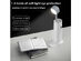 Rechargeable LED Table Flashlight Dimmable Eye Protection Table Lamp with 1200mAh Battery Green