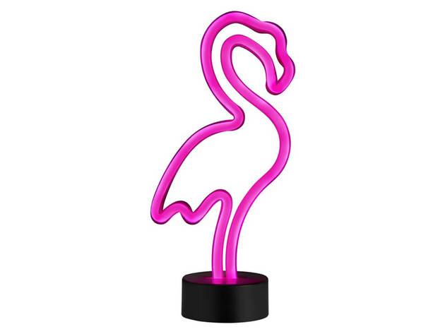 Volkano VK50006FG Lumo Neon Series LED Neon Light - Flamingo | StackSocial