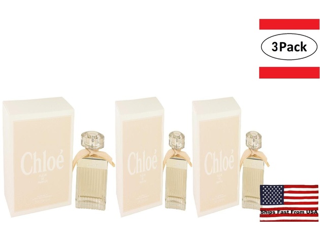 3 Pack Chloe Fleur de Parfum by Chloe Eau De Parfum Spray 2.5 oz for Women