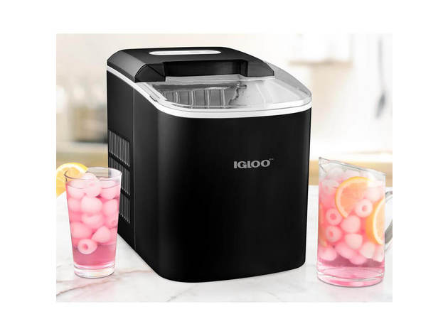 IGLOO ICEB26BK 26 lb. Portable Ice Maker - Black