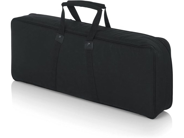 Gator GKB-49 Cases Padded Keyboard Gig Fabric Bag Fits 49 Note Keyboards - Black (No Box)