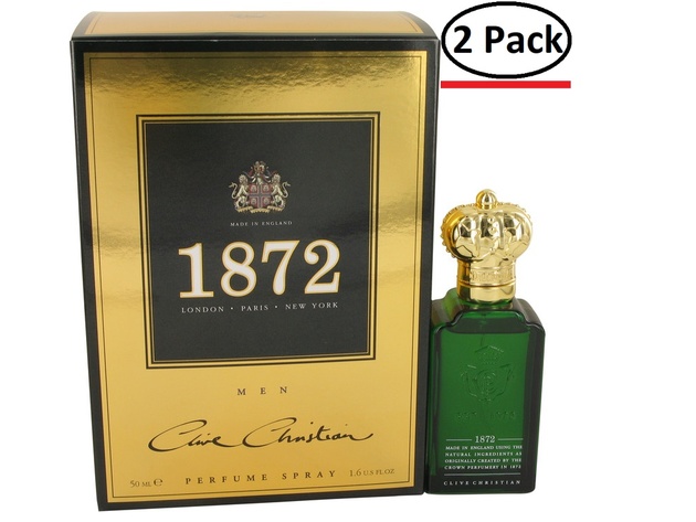 Clive Christian 1872 by Clive Christian Perfume Spray 1.6 oz for Men (Package of 2)