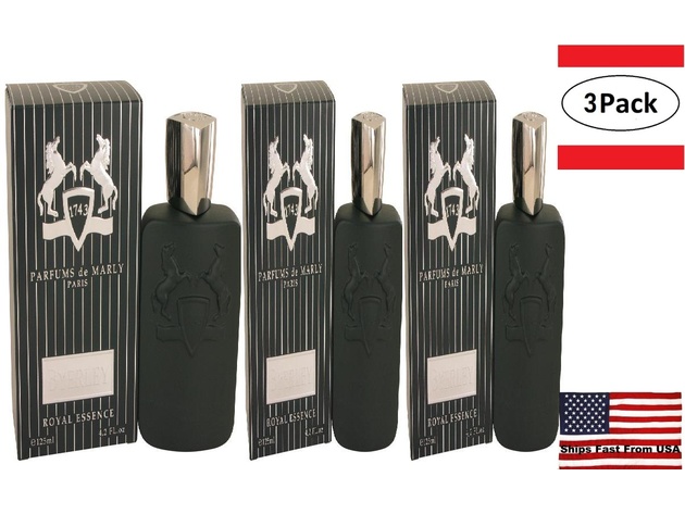 3 Pack Byerley by Parfums de Marly Eau De Parfum Spray 4.2 oz for Men