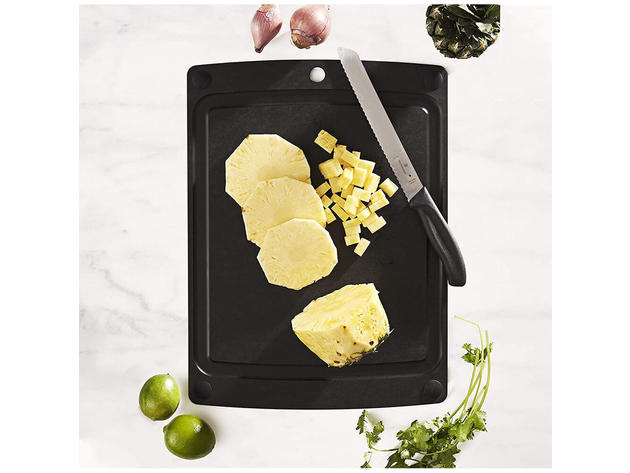 Epicurean 505181302003 All-In-One Cutting Board 17.5 inch x 13 inch - Slate